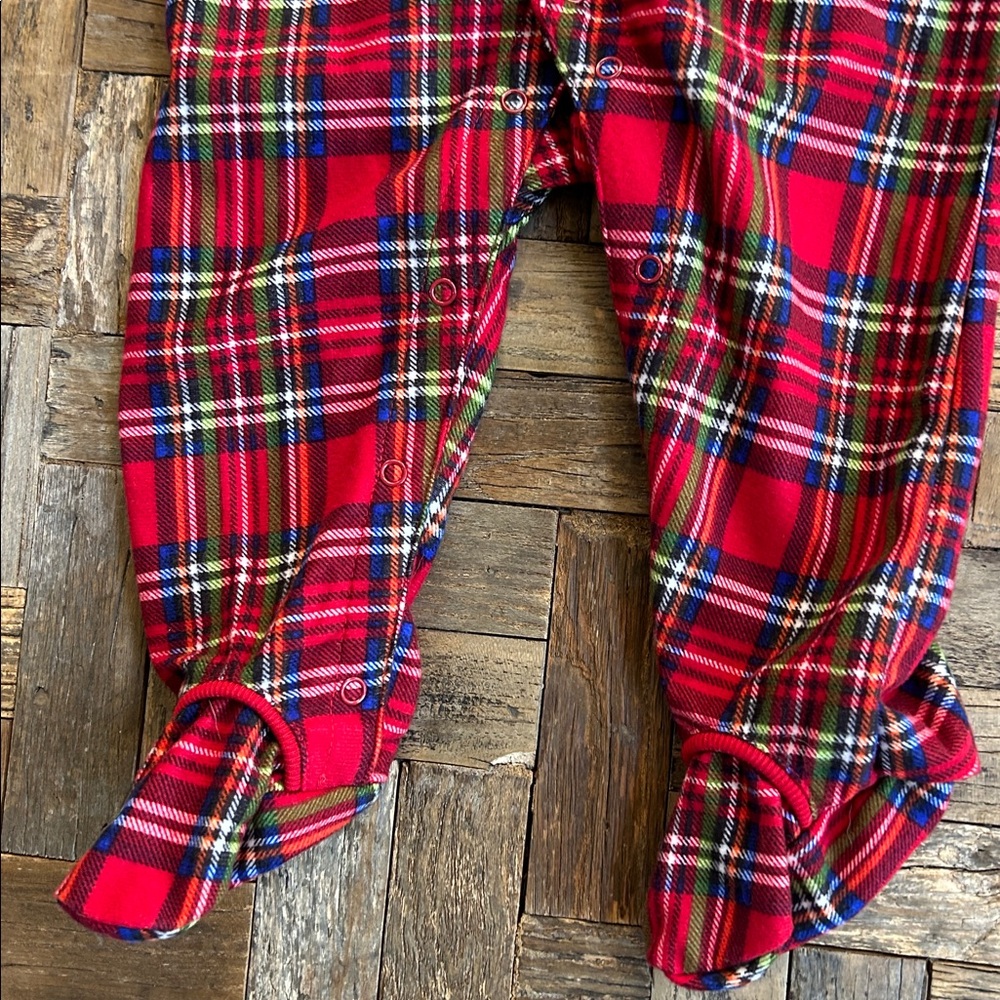 Little Me Baby Holiday One Piece Pajama NWT Size 9 Months - Picture 4 of 7